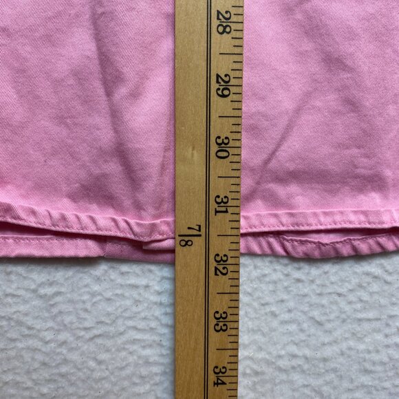 Ariat Shirt Mens 2XL Pink Long Sleeve Oxford Canvas Button Down Workwear - Picture 10 of 12